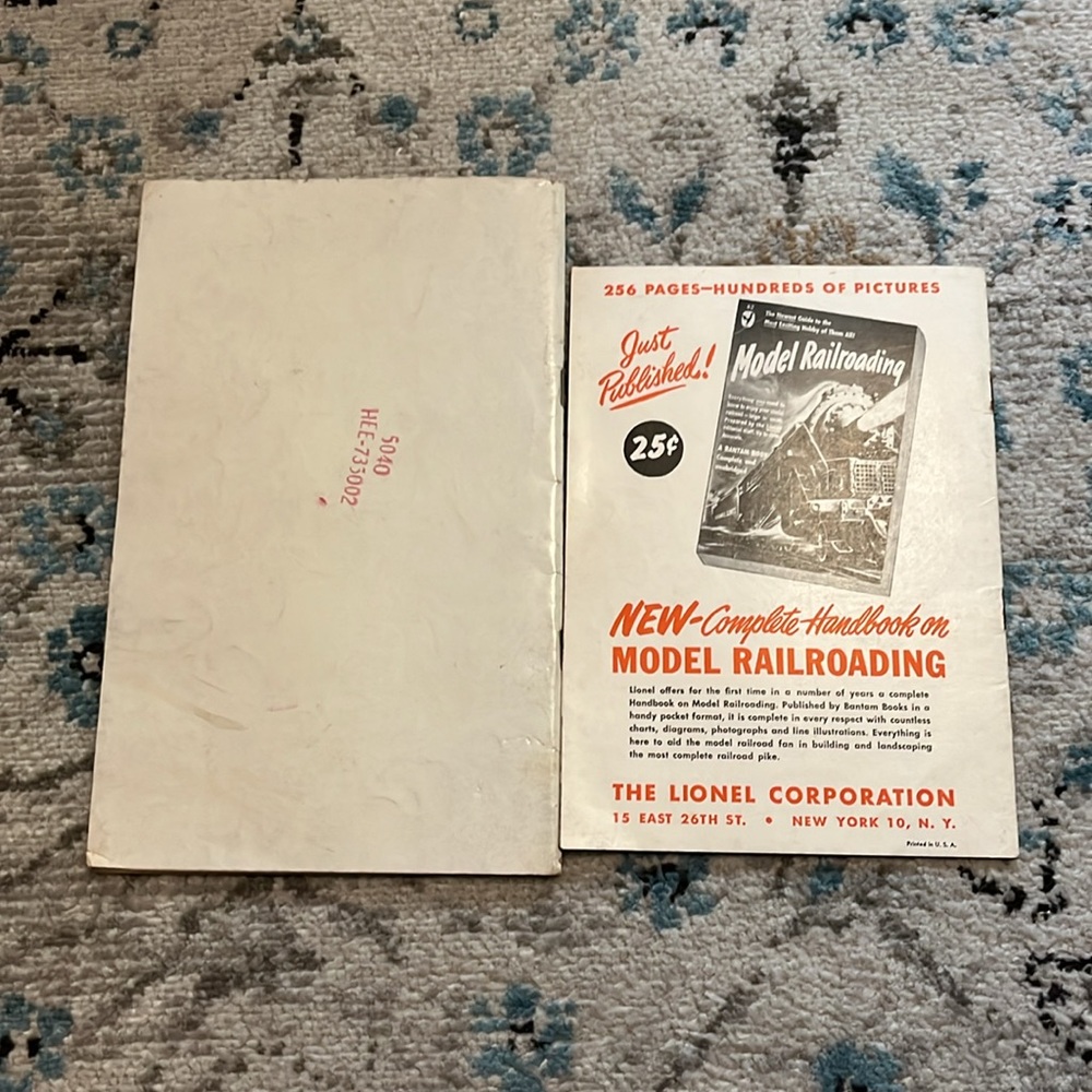 Vintage Train Instruction Books Collection 1950s Lionel & Gilbert American Flyer - Picture 13 of 16